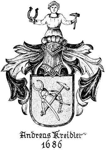 Kreidler - Wappen aus dem 17. Jh.